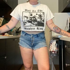 Stephen King crop top